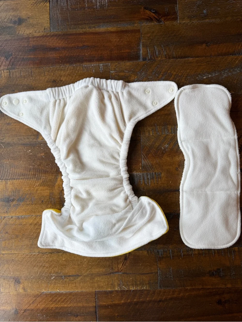 Charlie Banana Bright Yellow Snap Cloth Diaper
